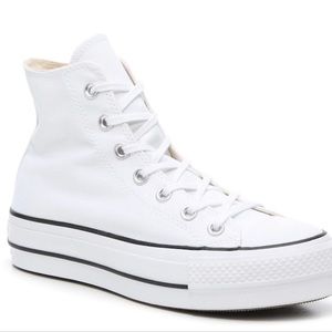 Converse platform high-top sneaker NWT, white color, size 7